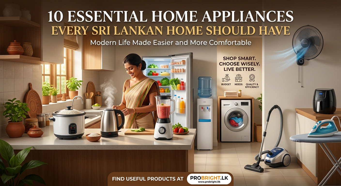 10 Essential Home Appliances Every Sri Lankan Home Should Have