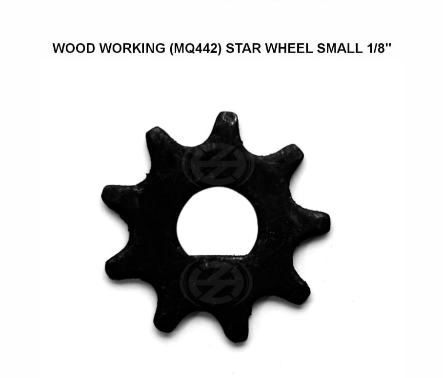 Wood Working (MQ442) Star Wheel Small 1/8"