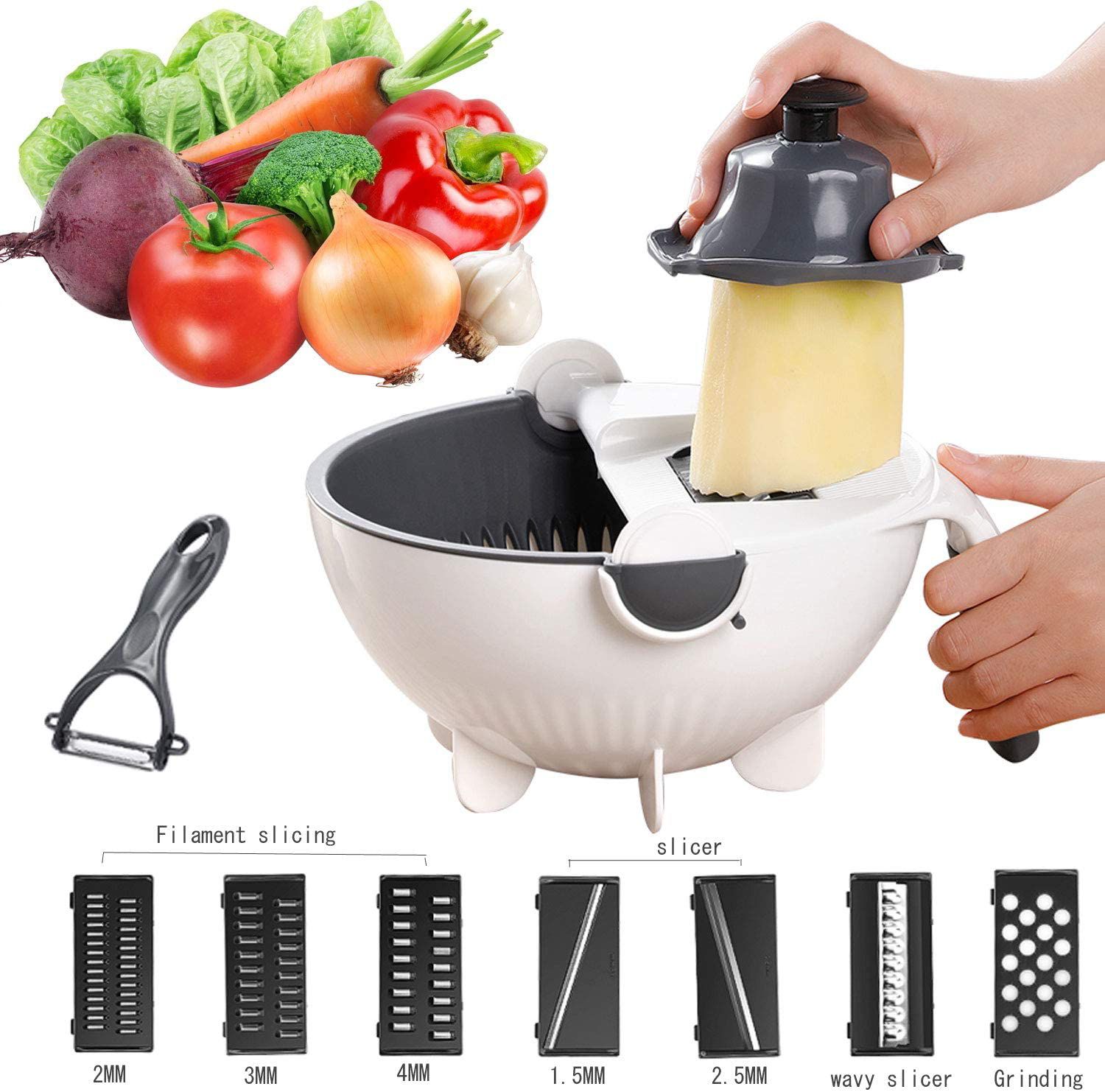 9in1 Multifunctional Vegetable Grater