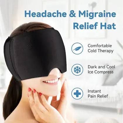 Migrain , head ache relief gel cap  (Migrain hat)