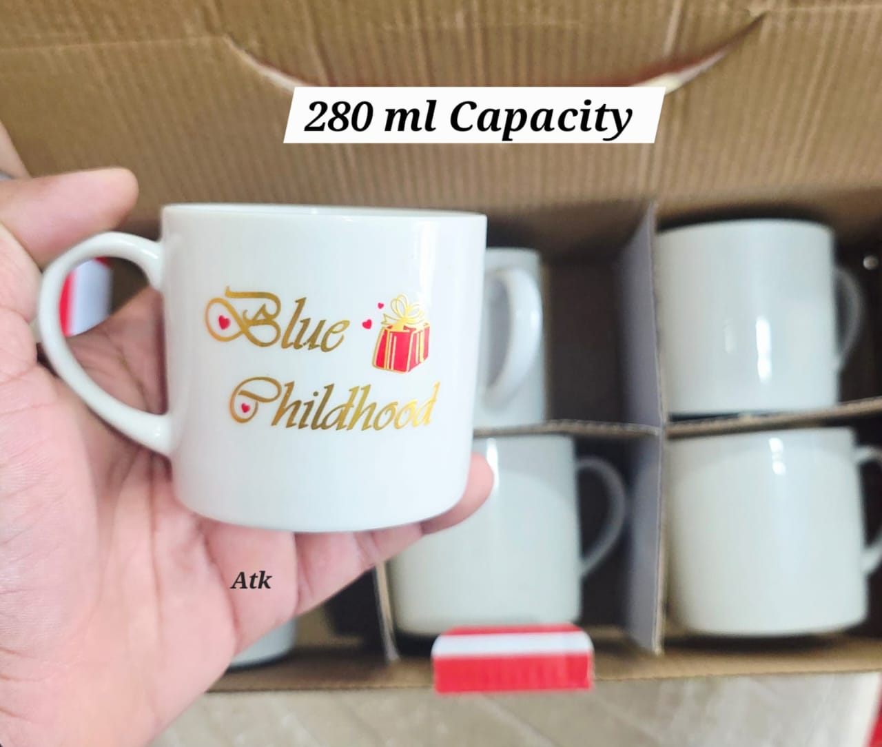 6 Pcs High Quality Ceramic Cup