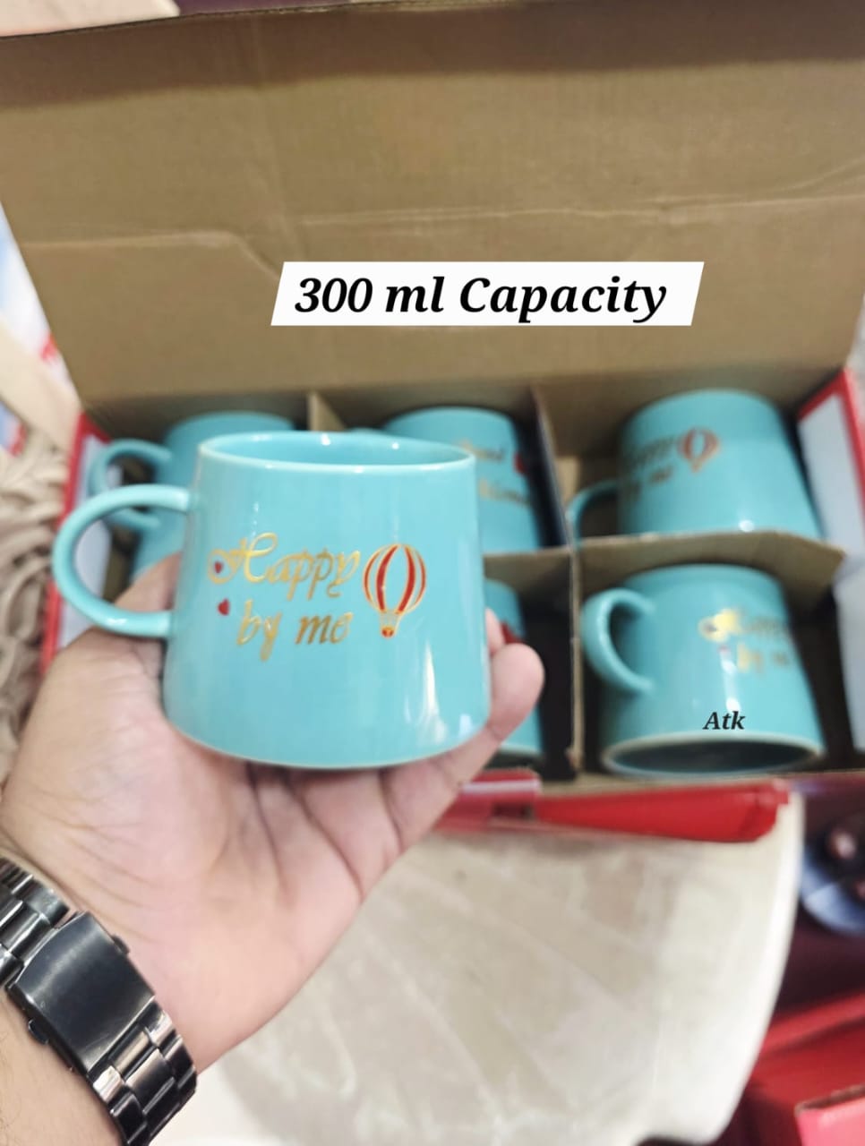 6 Pcs High Quality Ceramic Cup