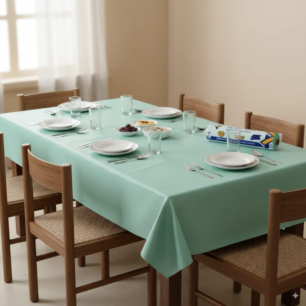 *Table Sufra* *38 inch Long 32 inch Width* *20 sheet Roll*