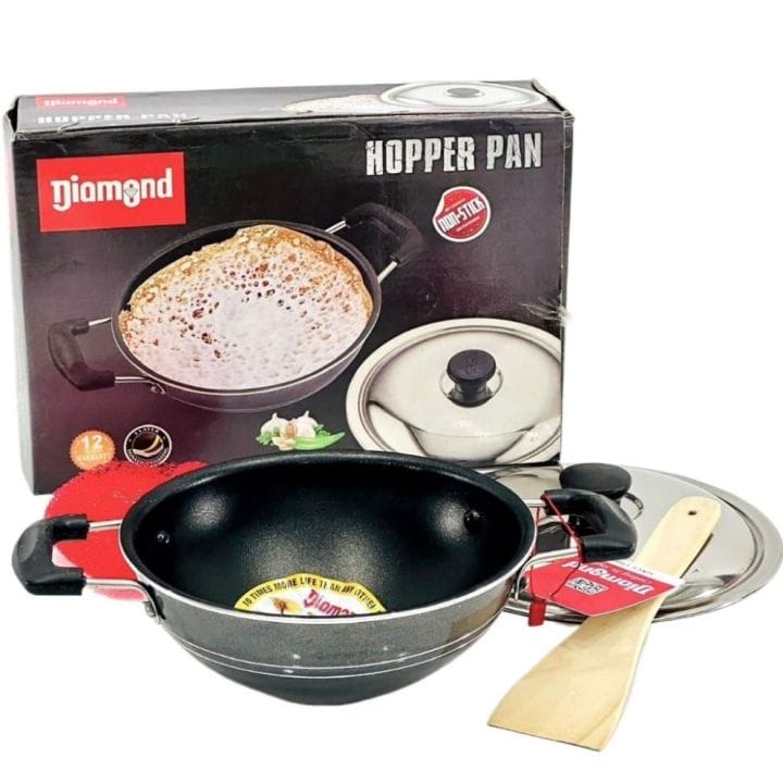 Diamond hopper pan