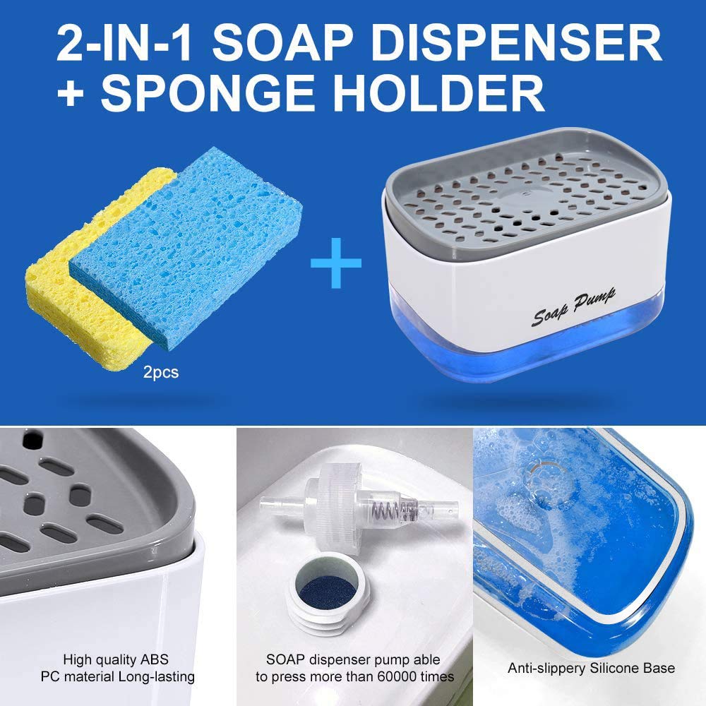 2 in 1 Automatic Soap Dispenser