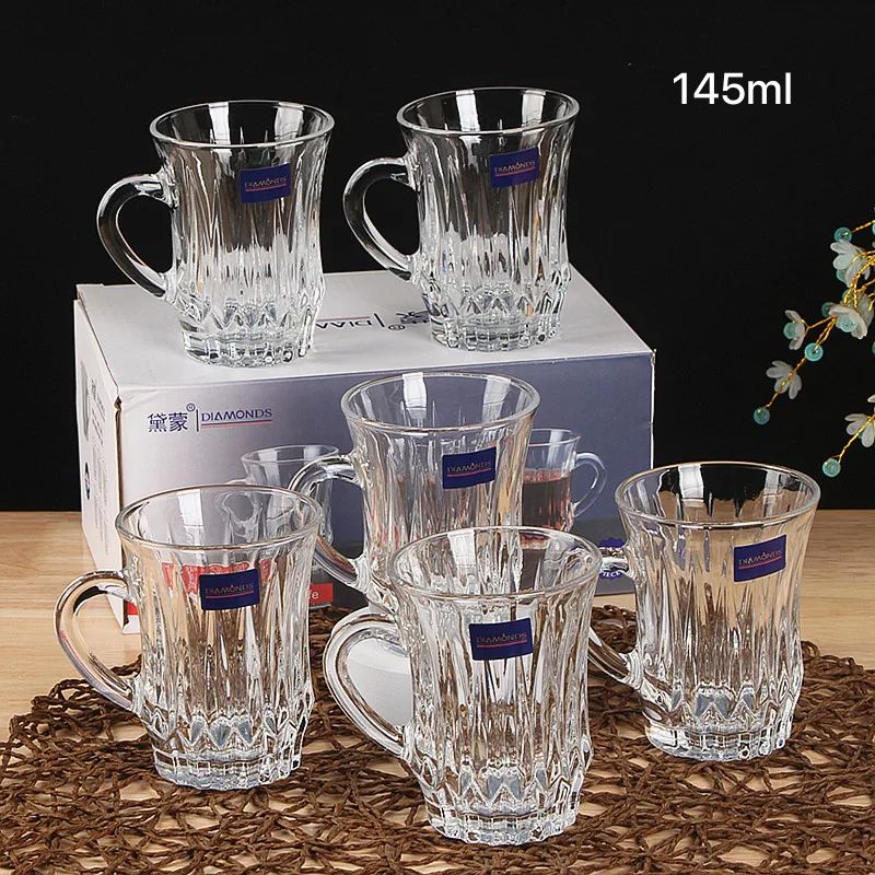 6pcs Glass Cup Only Set